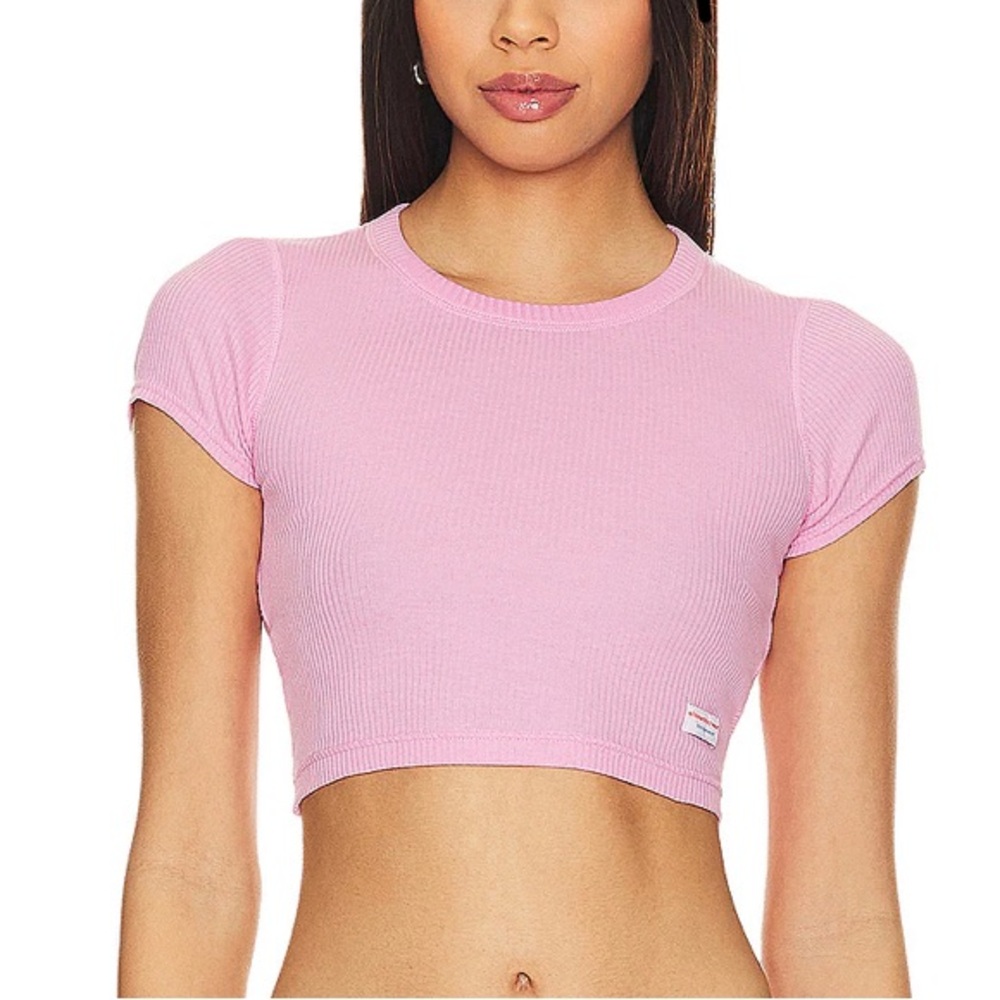 Alexander Wang Cropped Crewneck Tee